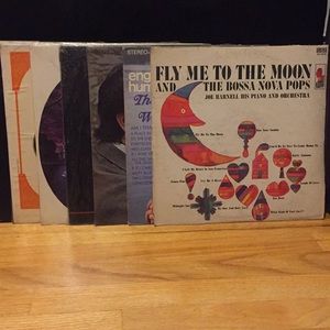 Vintage vinyl records